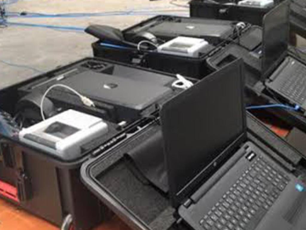 Le type de materiel qui a été emporté par des personnes inconnues. 