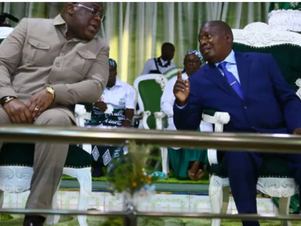 Félix Antoine Tshisekedi Tshilombo et Papa Simon Kimbangu Kiangani 