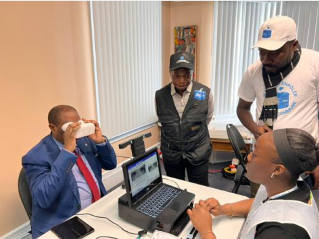 Lancement de l’opération d’enrôlement des électeurs, pour les Congolais résidant au Canada, le 27/02/2023 dans la ville d’Ottawa, province d’Ontario. CENI