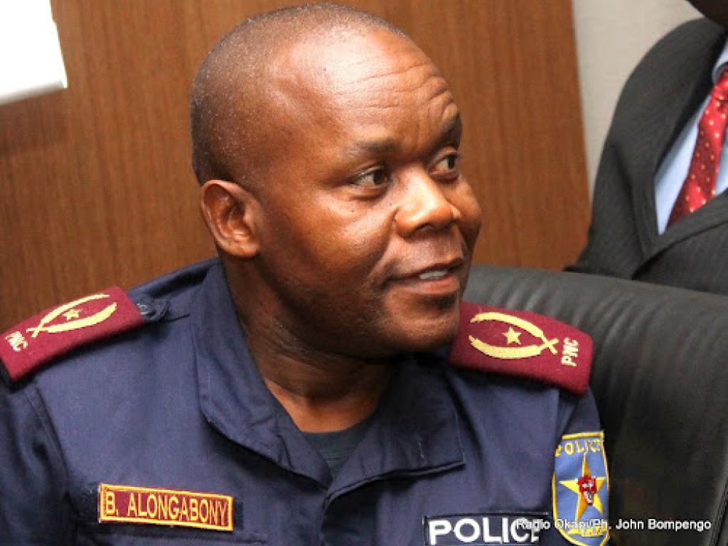 [Archives] Le général Alonga boni de la PNC. Radio Okapi/Ph. John Bompengo