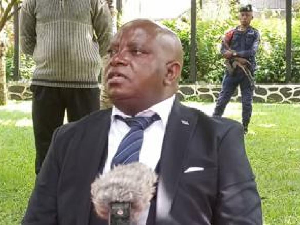 Tommy Tambwe, coordonnateur du programme DDRC-S. Photo André Kitenge. Radio Okapi