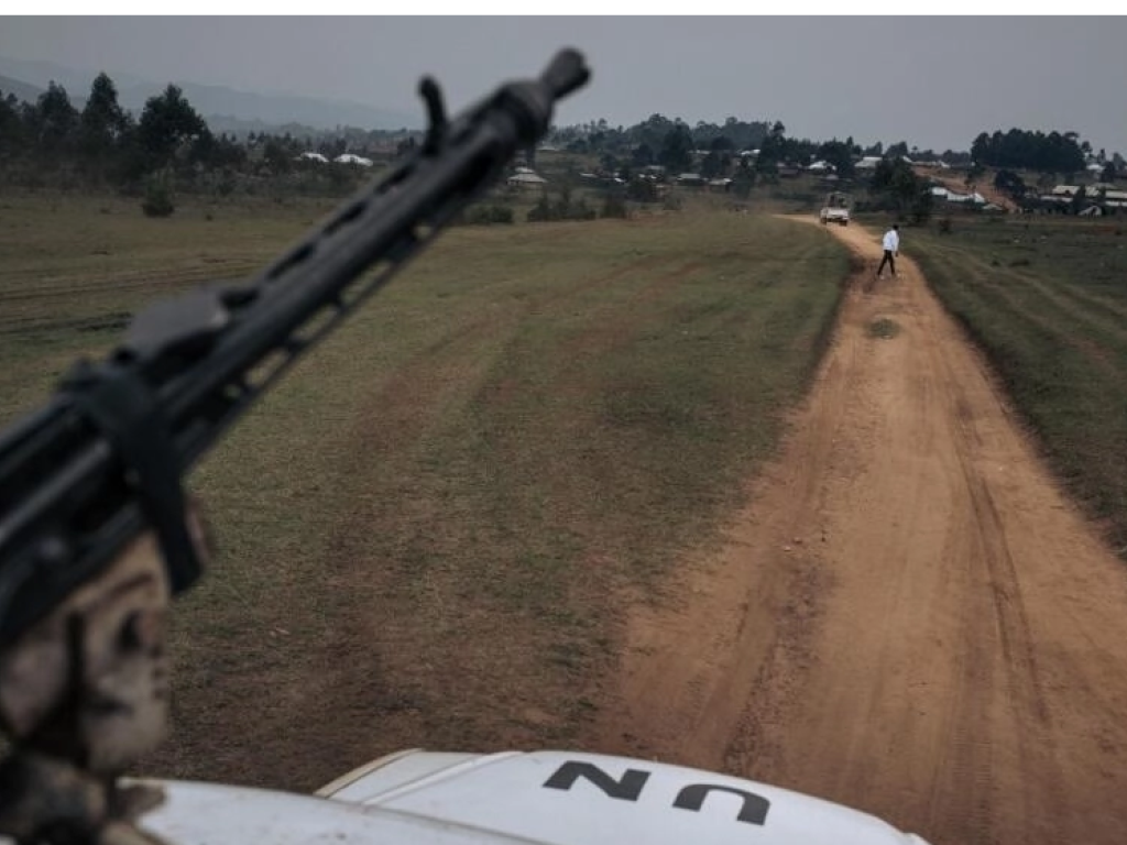 Un véhicule de la Monusco au Sud-Kivu (image d'illustration). AFP - ALEXIS HUGUET