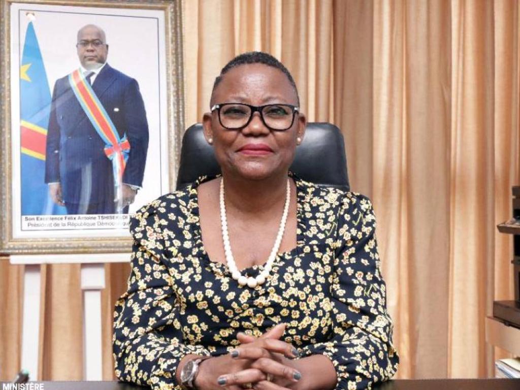 Antoinette N'samba Kalambayi, ministre des Mines. Ph. Droits tiers.
