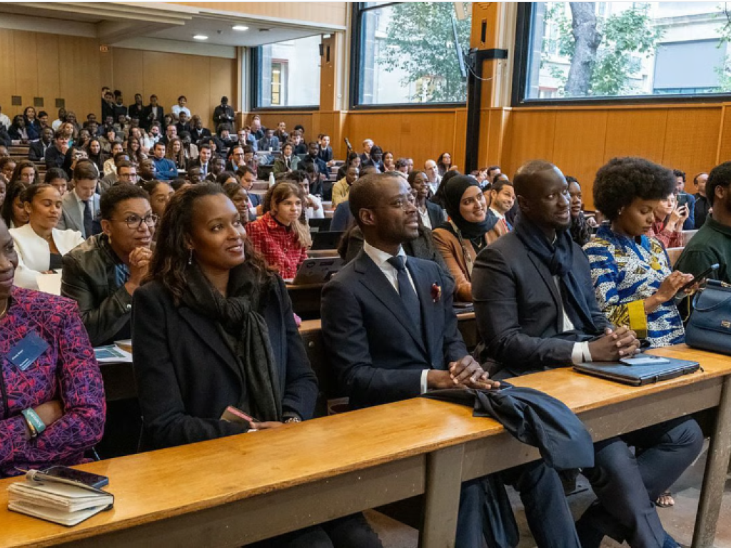 Des étudiants lors de l’Africa Day, qui s’est tenu à Science-Po Paris