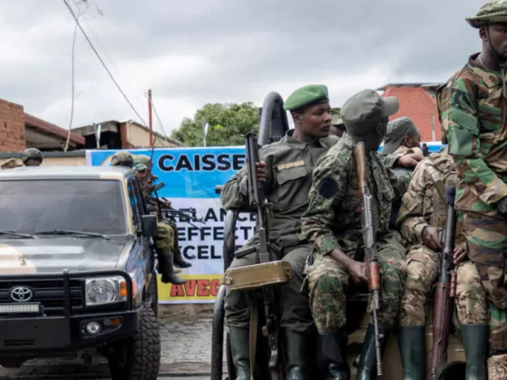 Des combattants du M23 à Goma, le 7 avril dernier (illustration). © Arlette Bashizi / Reuters