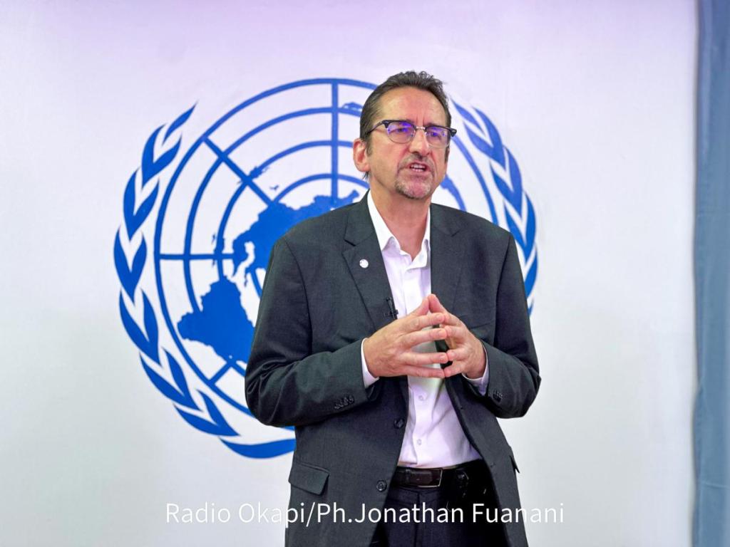 Bruno Lemarquis, représentant résident du système des Nations Unies en RDC Radio Okapi/Ph. Jonathan Fuanani