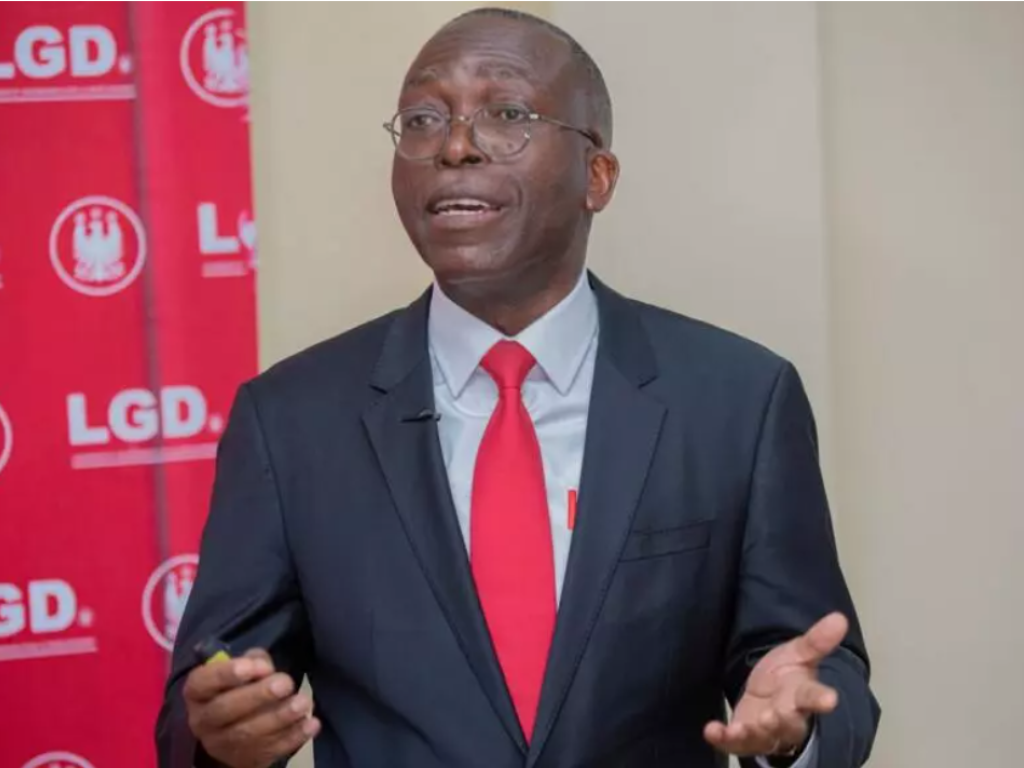 L'ex-Premier ministre de RDC, Augustin Matata Ponyo Mapon, lors de la présentation de son projet politique et de société en vue de la Présidentielle 2023, le 2 août à Kindu. © Pascal Mulegwa / RFI