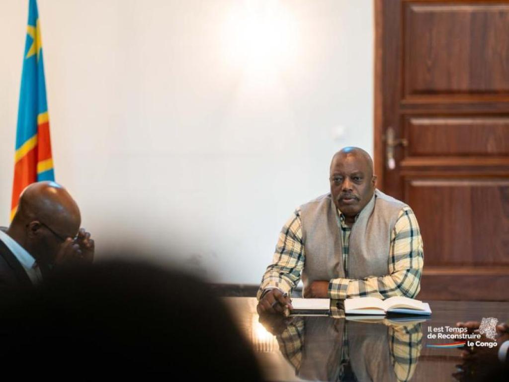 Joseph Kabila lors des consultations à Goma