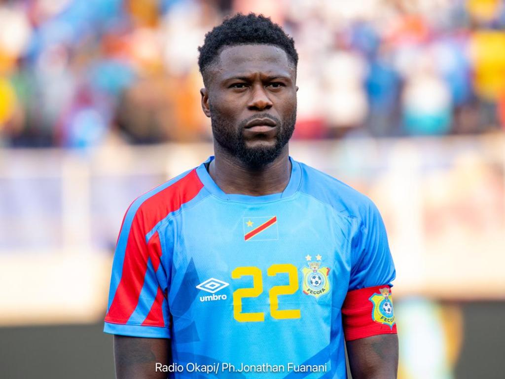 Chancel Mbemba, capitaine des léopards de la RDC. Radio Okapi/Ph. Jonathan Fuanani