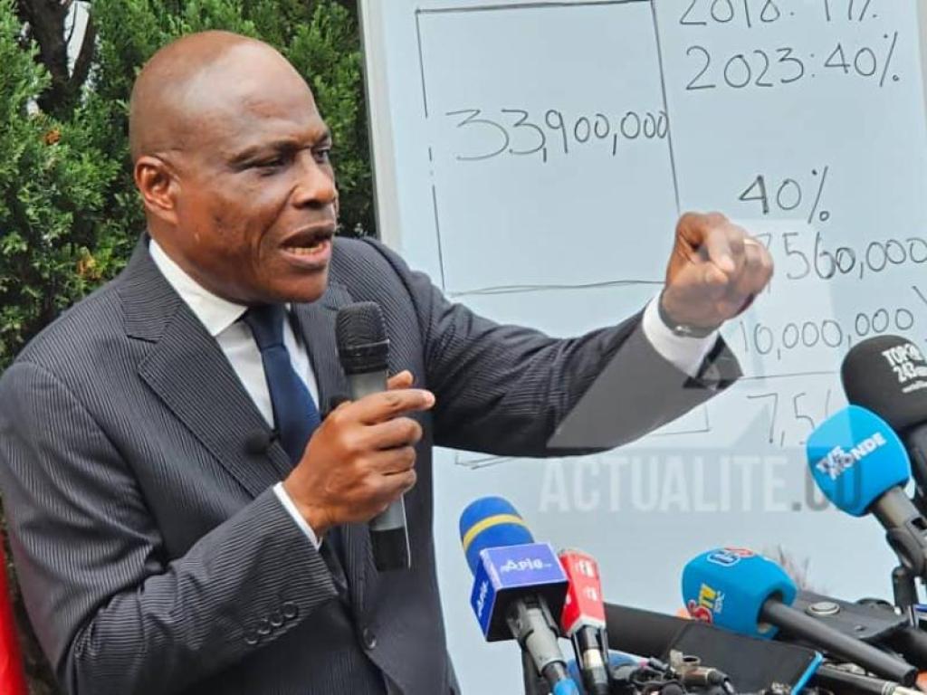 L'homme politique congolais, Martin Fayulu.